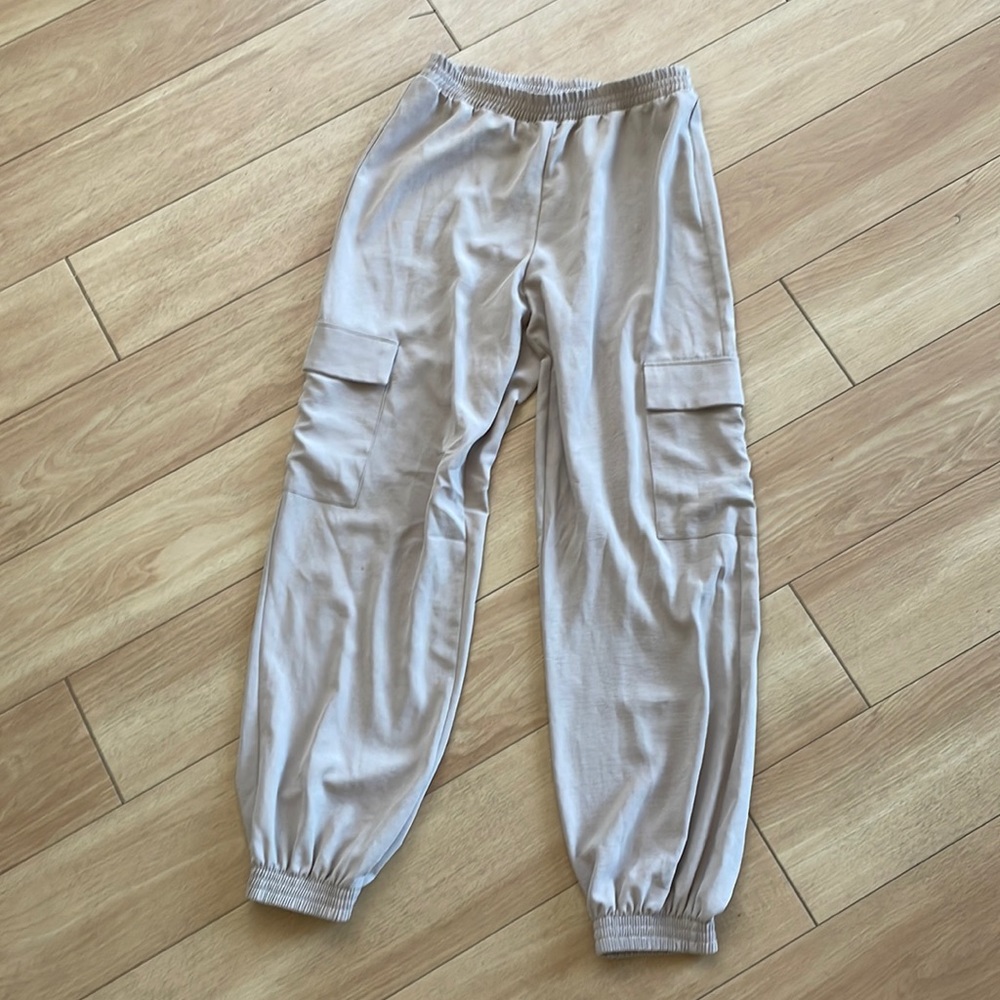 Zara cargo light joggers size medium NEW